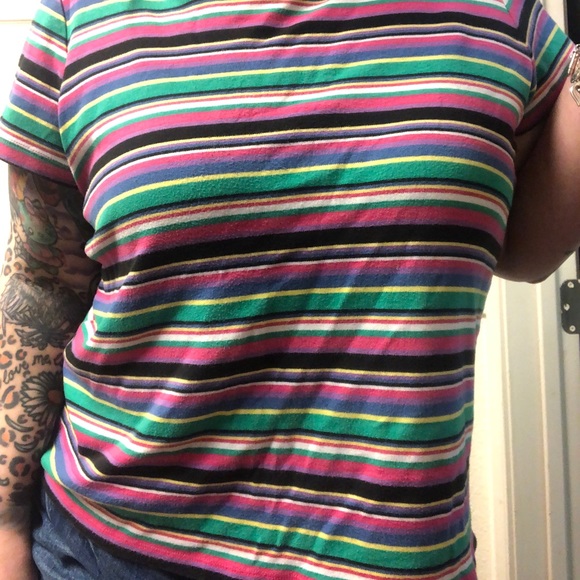 Vintage Striped Crop Top - Picture 4 of 4